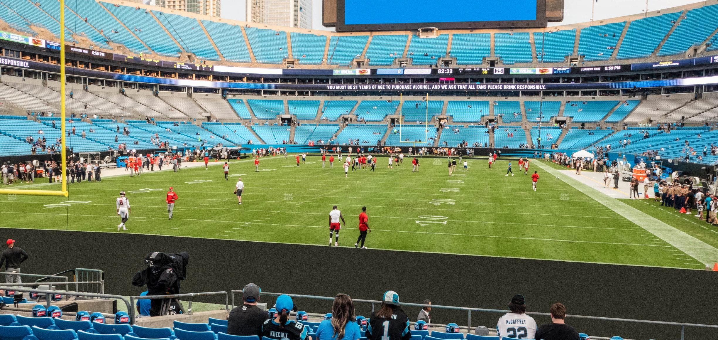 Bank of America Stadium - Section 140 Seat View