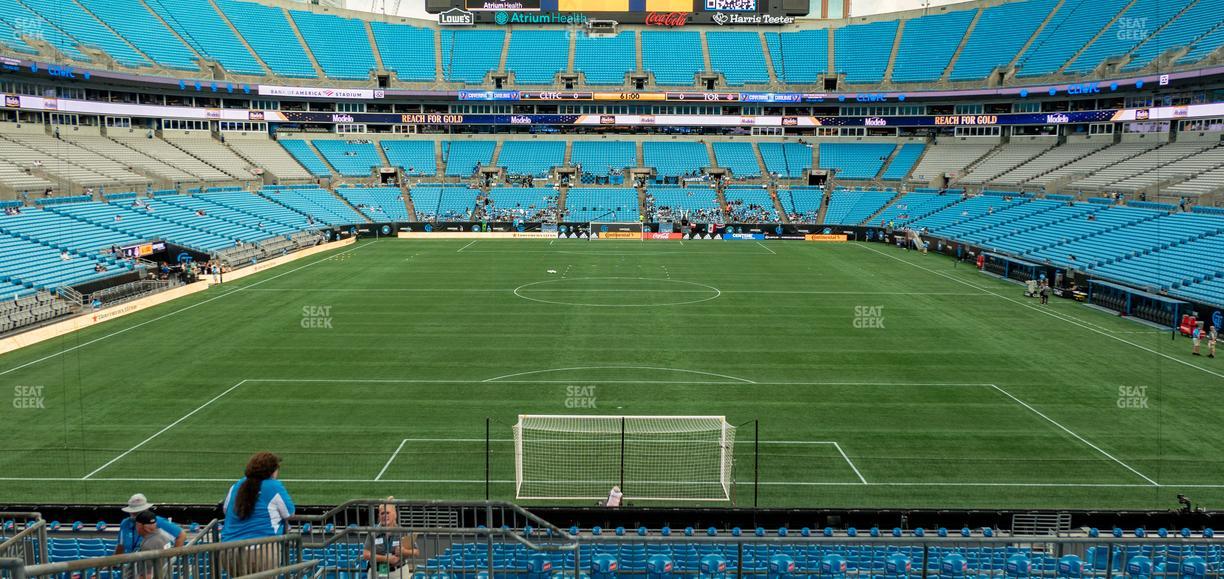 Bank of America Stadium - Section 201 Seat View