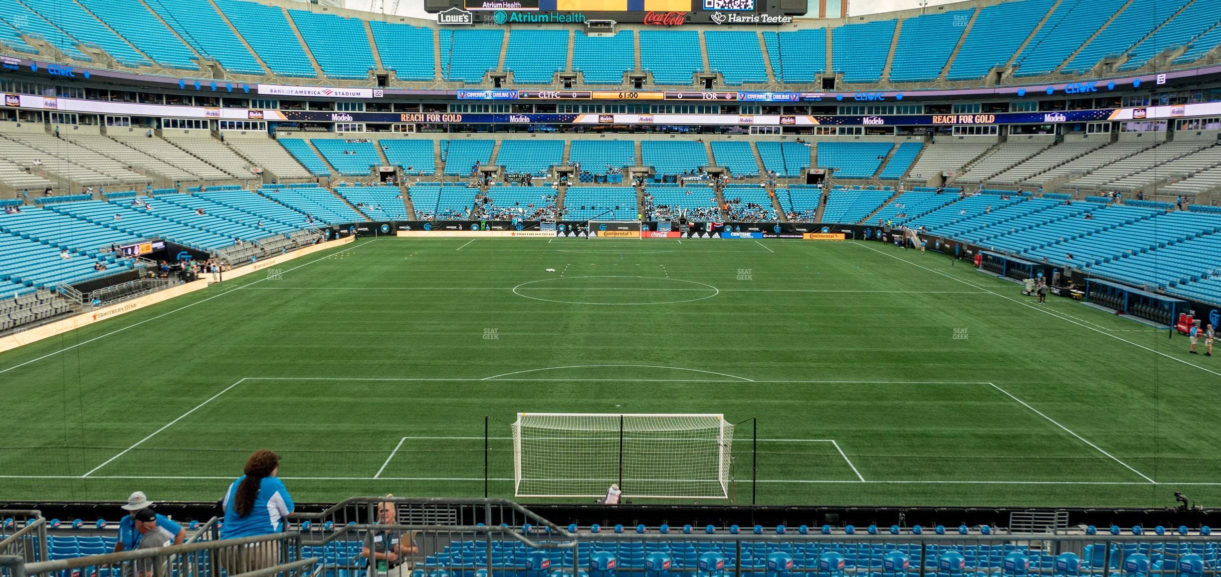 Bank of America Stadium - Section 201 Seat View