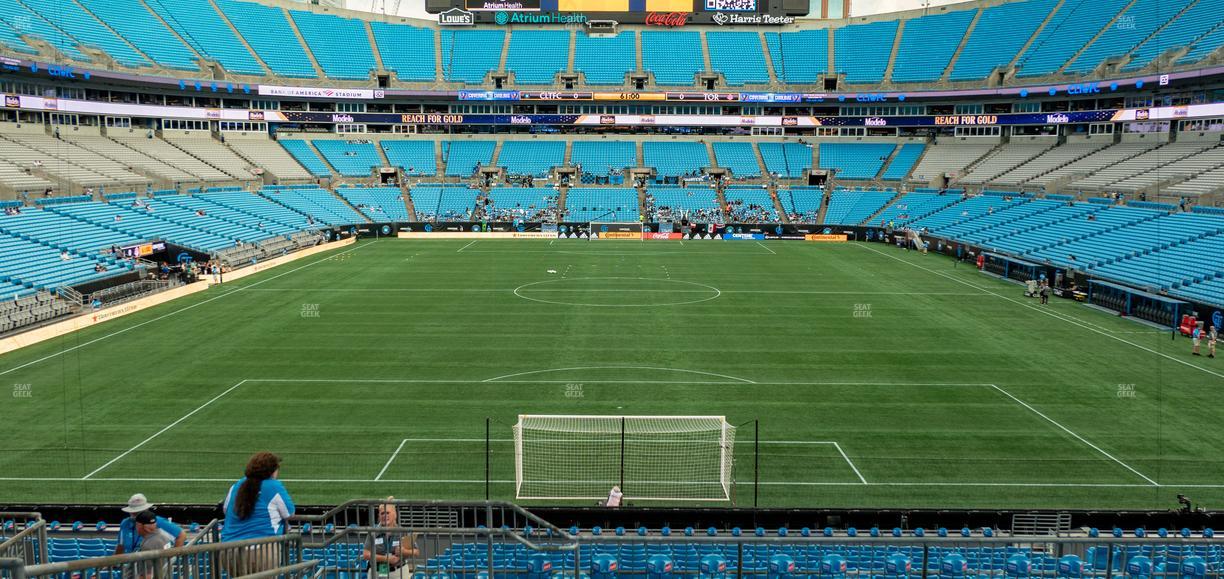 Bank of America Stadium - Section 201 Seat View