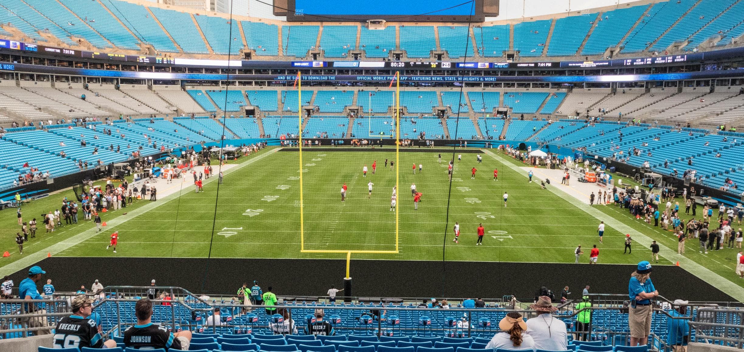 Bank of America Stadium - Section 201 Seat View