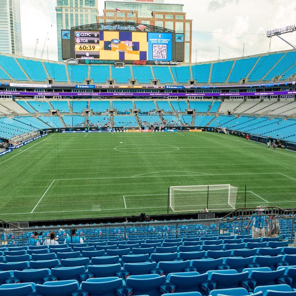 Bank of America Stadium - Section 202 Seat View