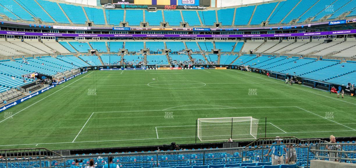 Bank of America Stadium - Section 202 Seat View