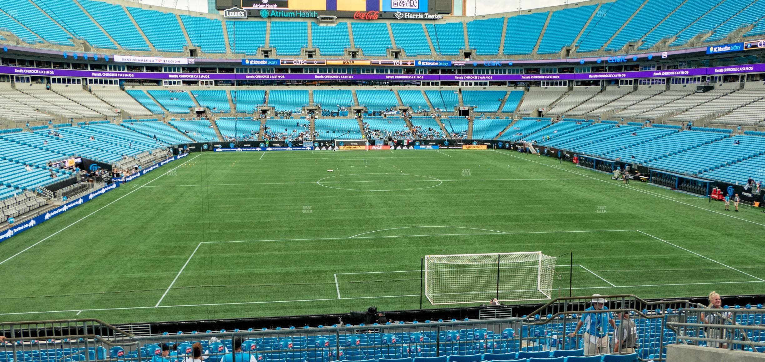 Bank of America Stadium - Section 202 Seat View