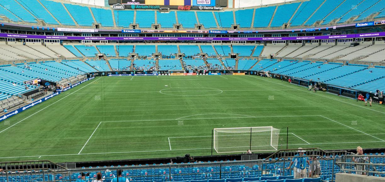 Bank of America Stadium - Section 202 Seat View