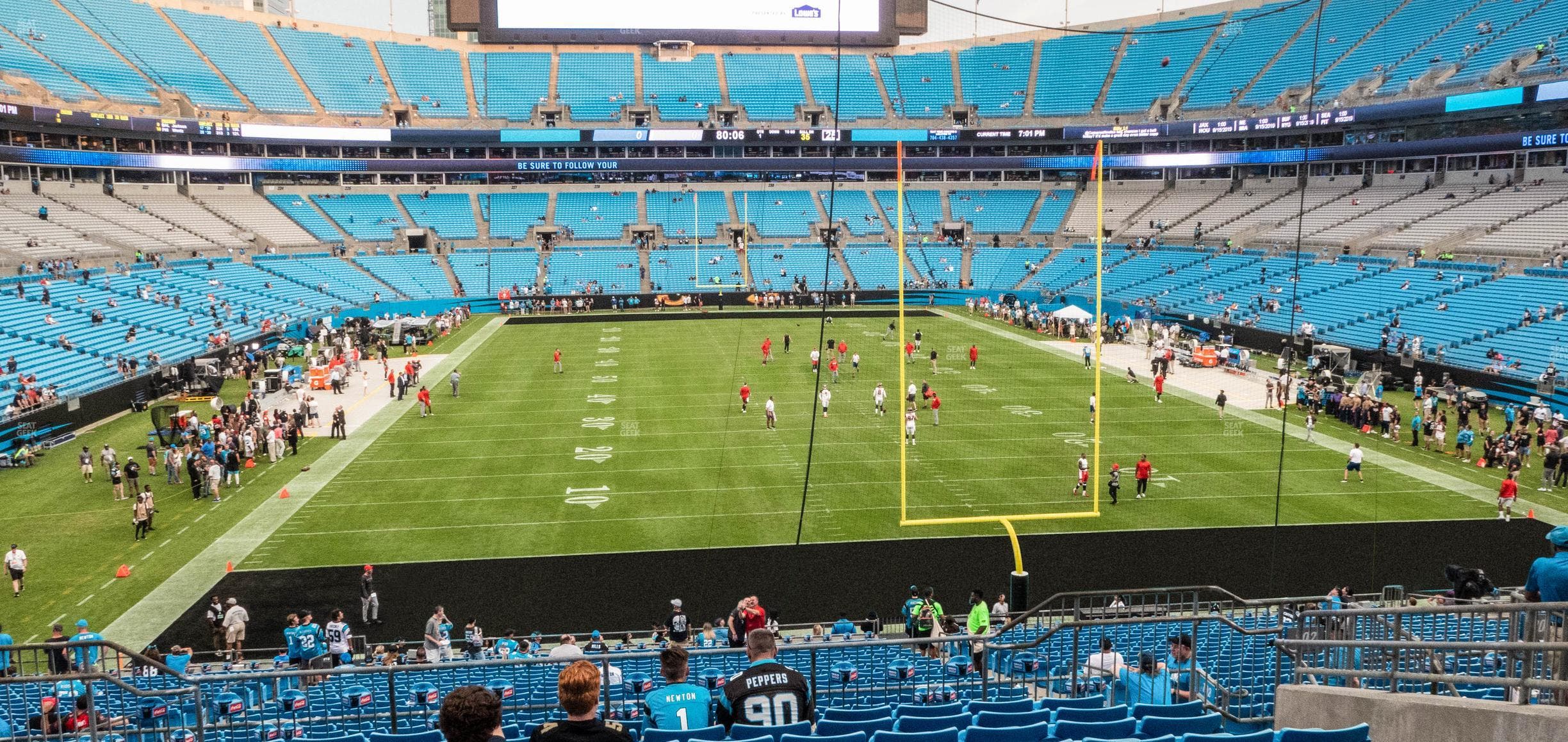 Bank of America Stadium - Section 202 Seat View