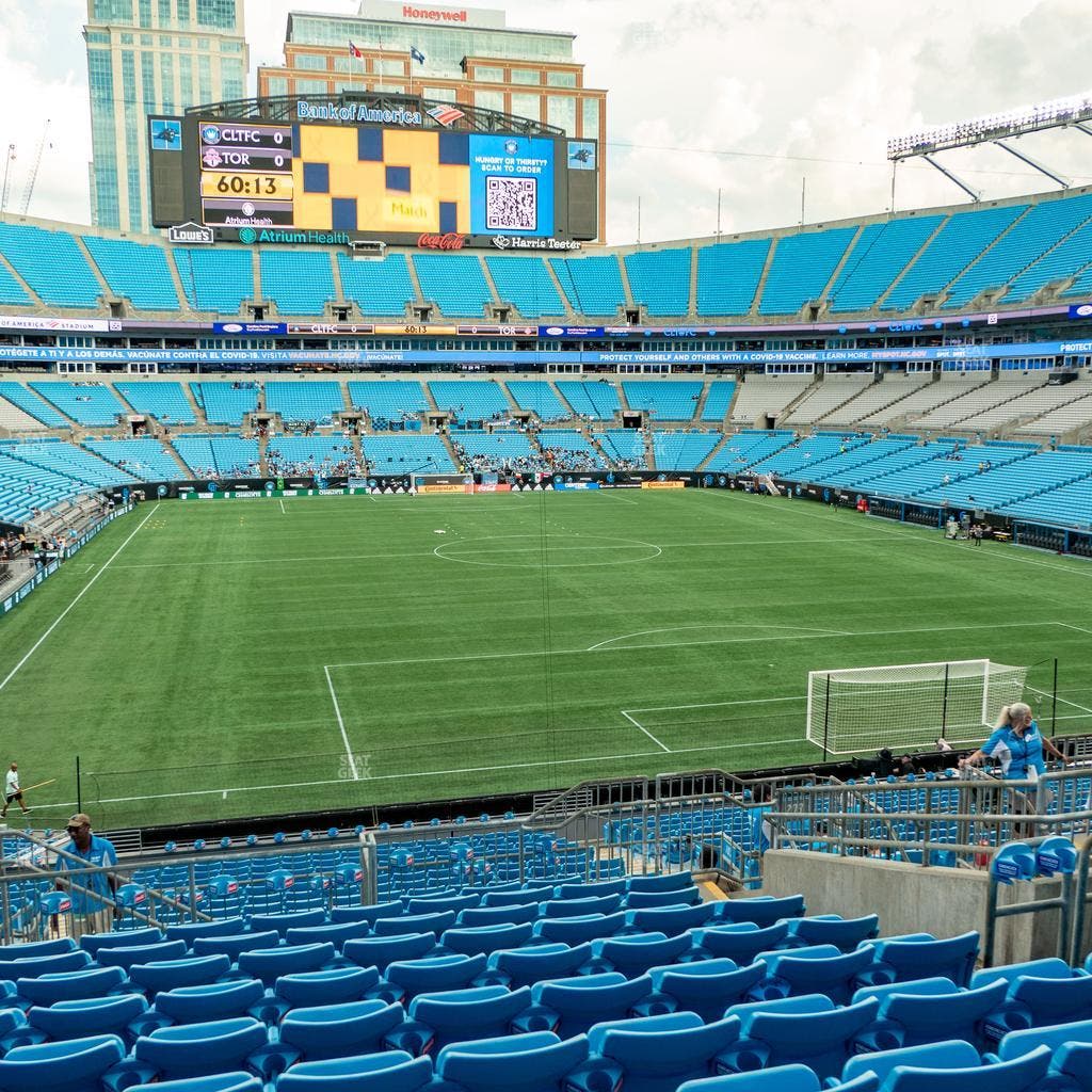 Bank of America Stadium - Section 203 Seat View