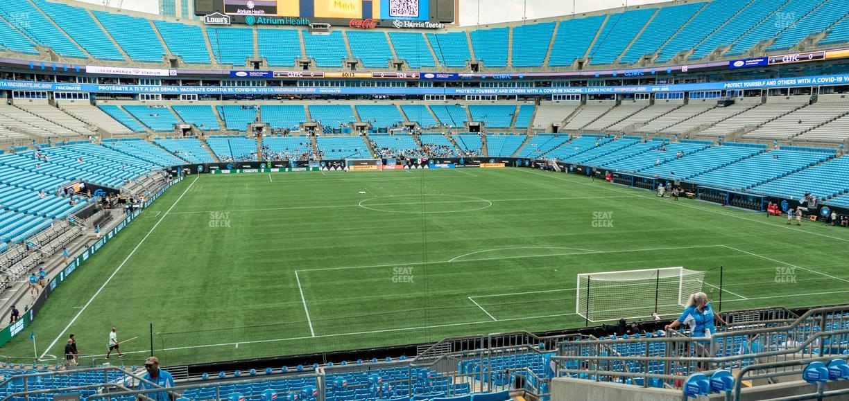 Bank of America Stadium - Section 203 Seat View
