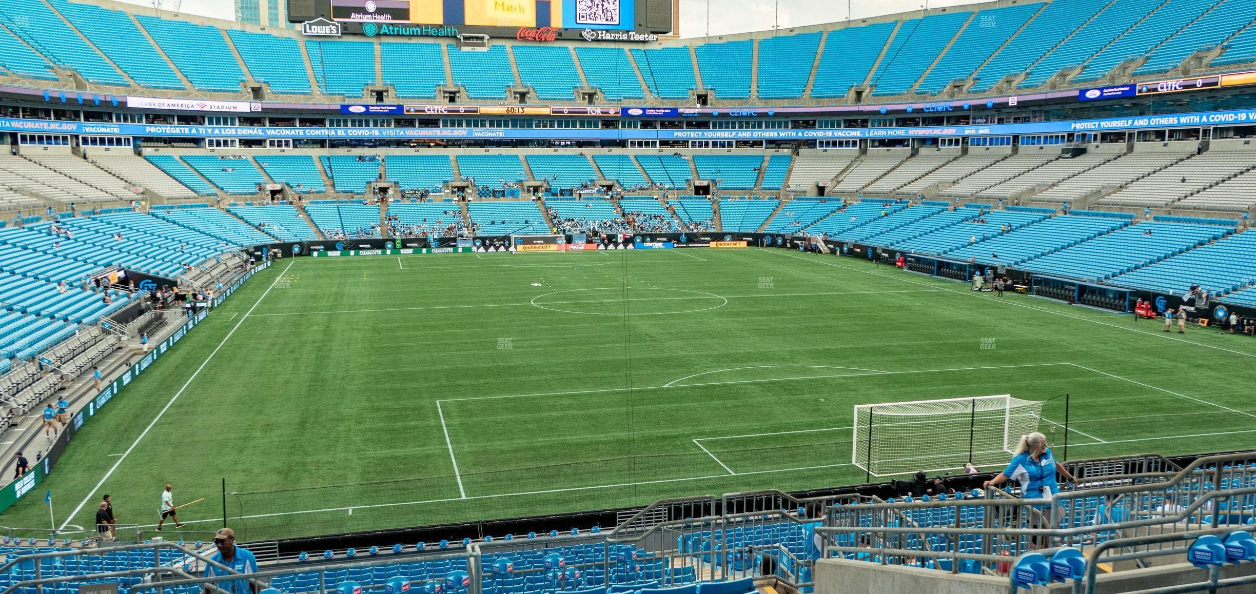 Bank of America Stadium - Section 203 Seat View