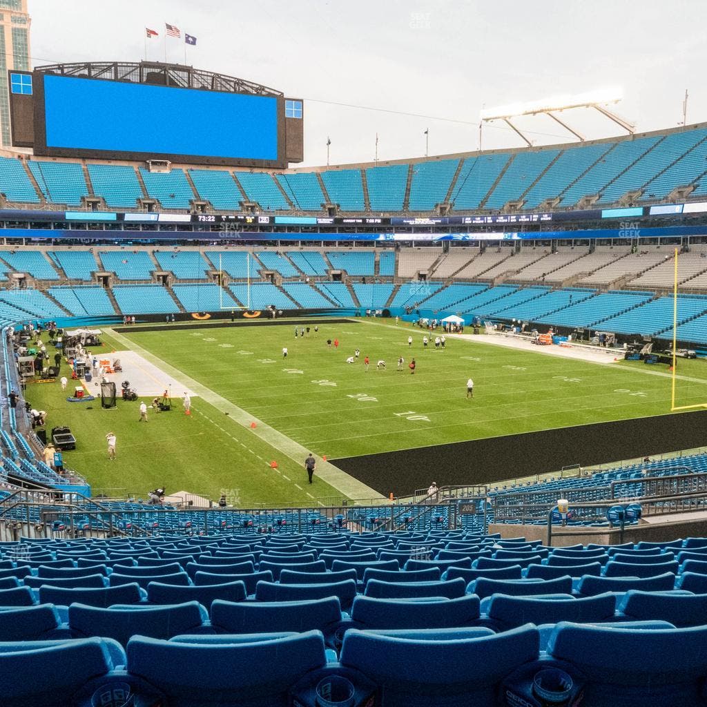 Bank of America Stadium - Section 205 Seat View