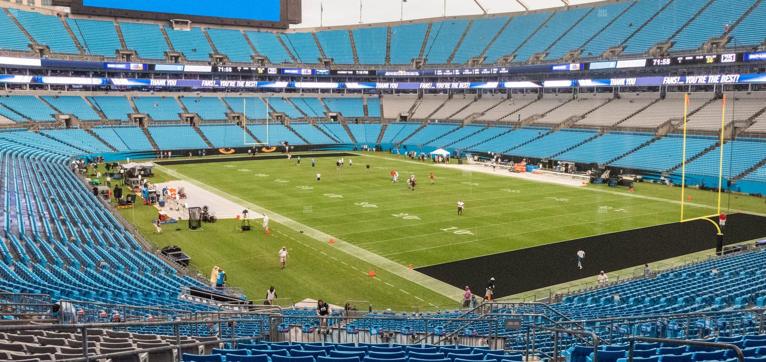 Bank of America Stadium - Section 206 Seat View