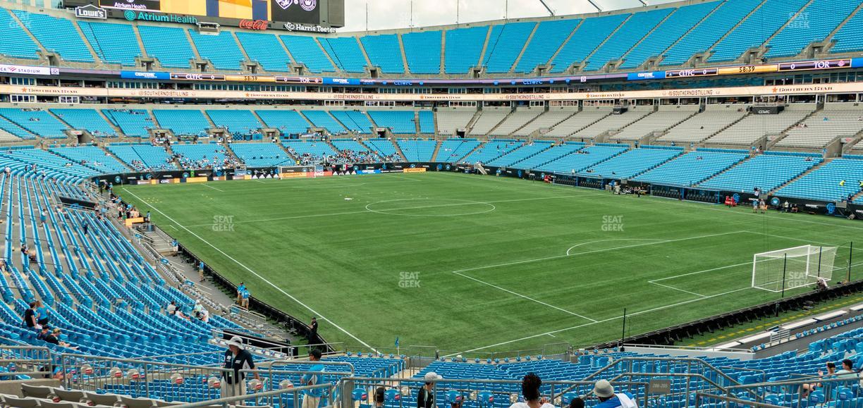 Bank of America Stadium - Section 206 Seat View