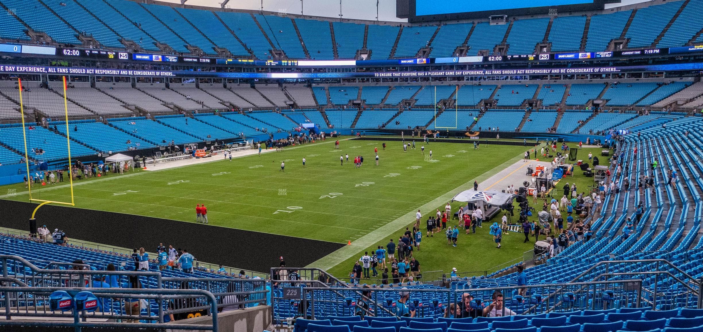 Bank of America Stadium - Section 225 Seat View