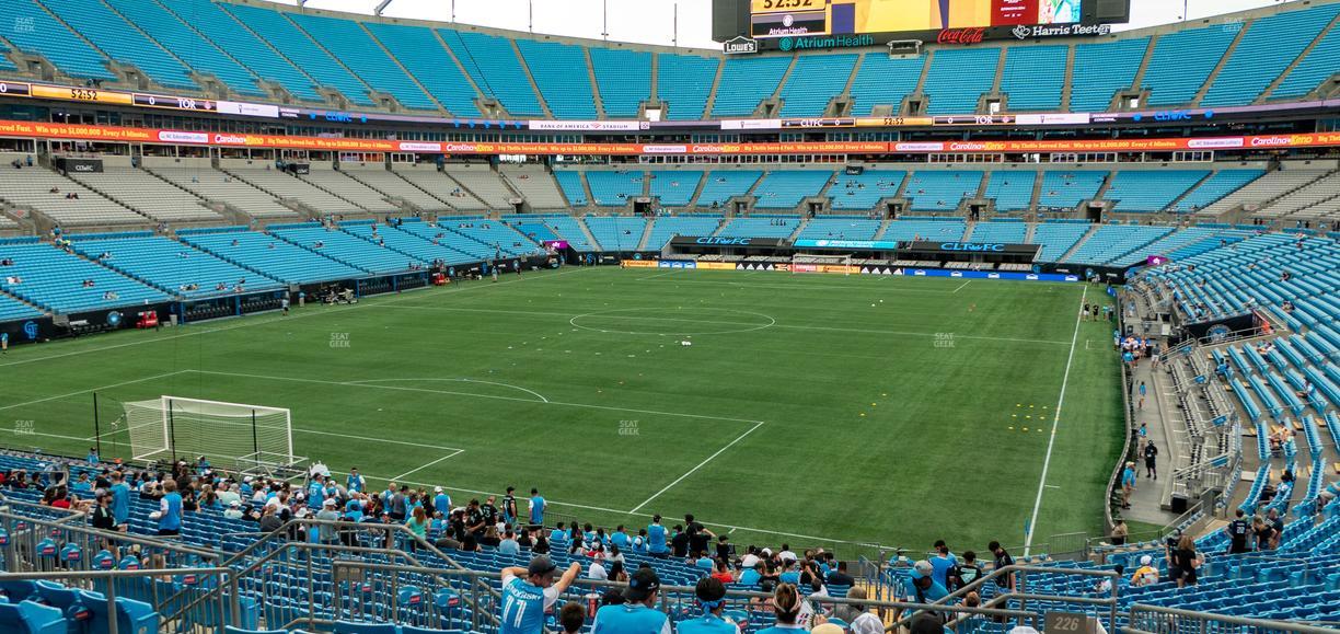 Bank of America Stadium - Section 226 Seat View