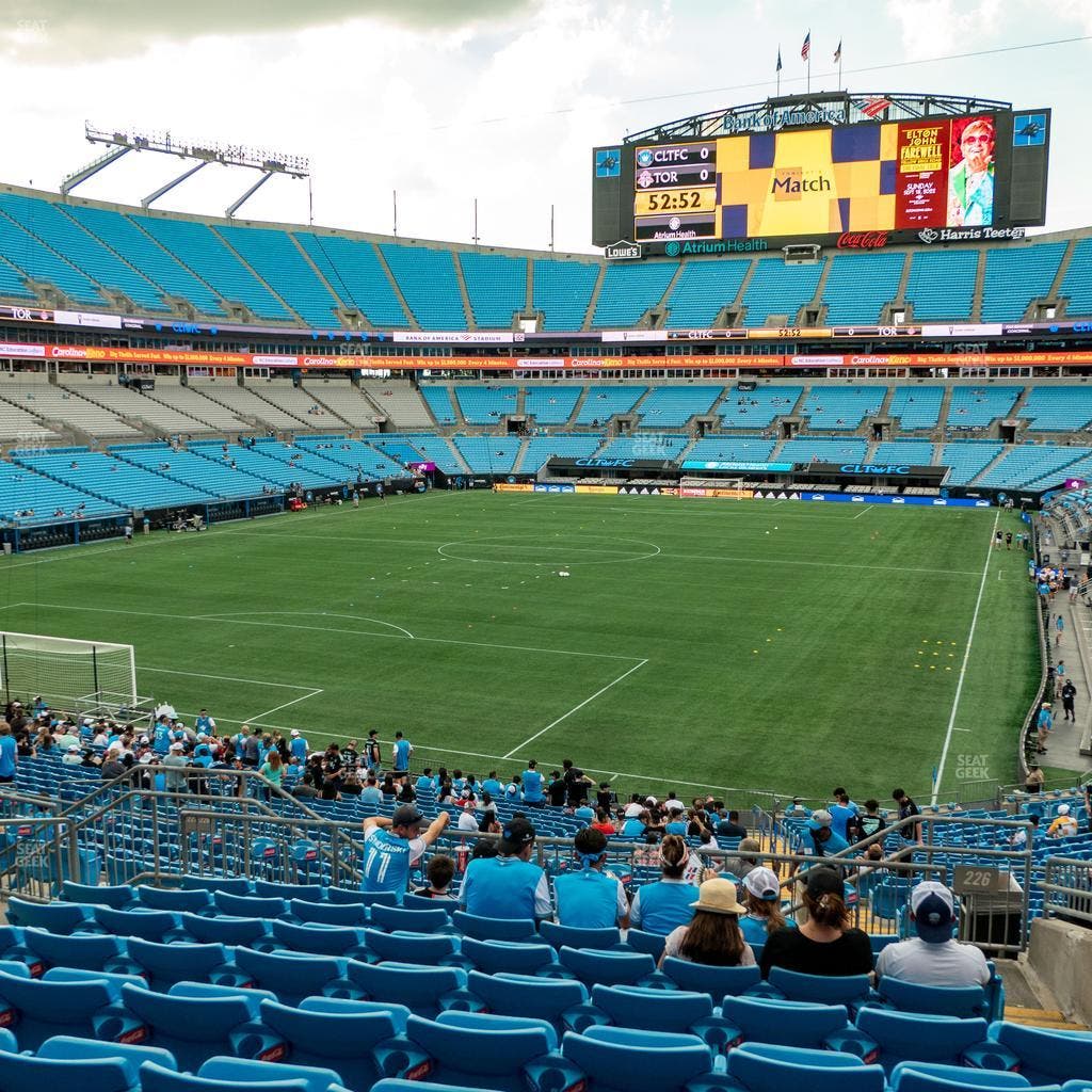 Bank of America Stadium - Section 226 Seat View