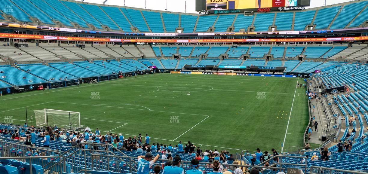 Bank of America Stadium - Section 226 Seat View
