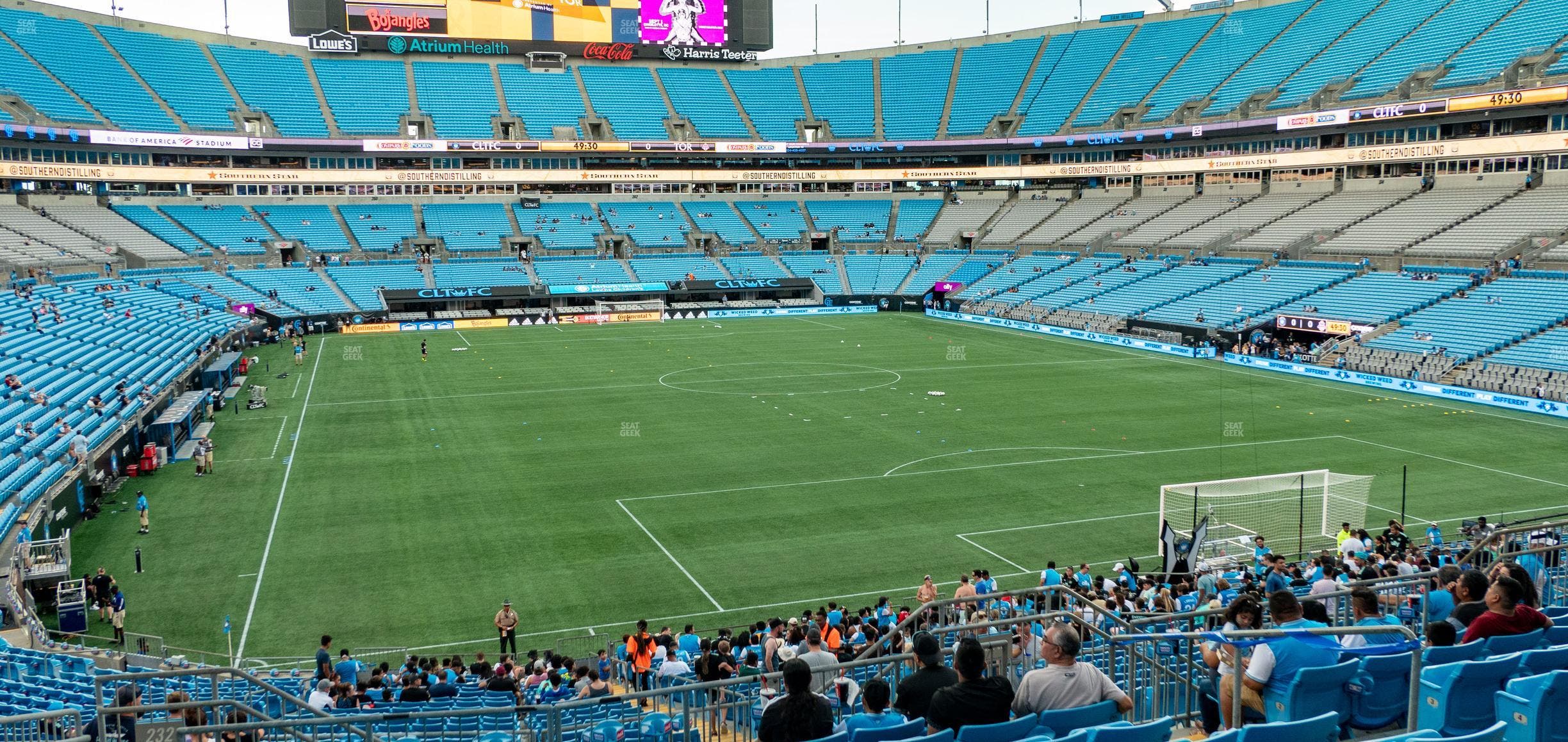 Bank of America Stadium - Section 232 Seat View