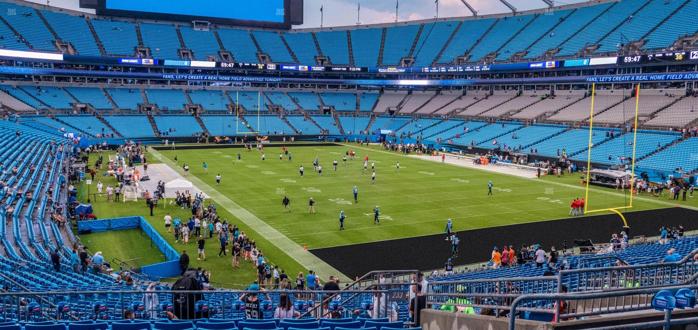 Bank of America Stadium - Section 233 Seat View