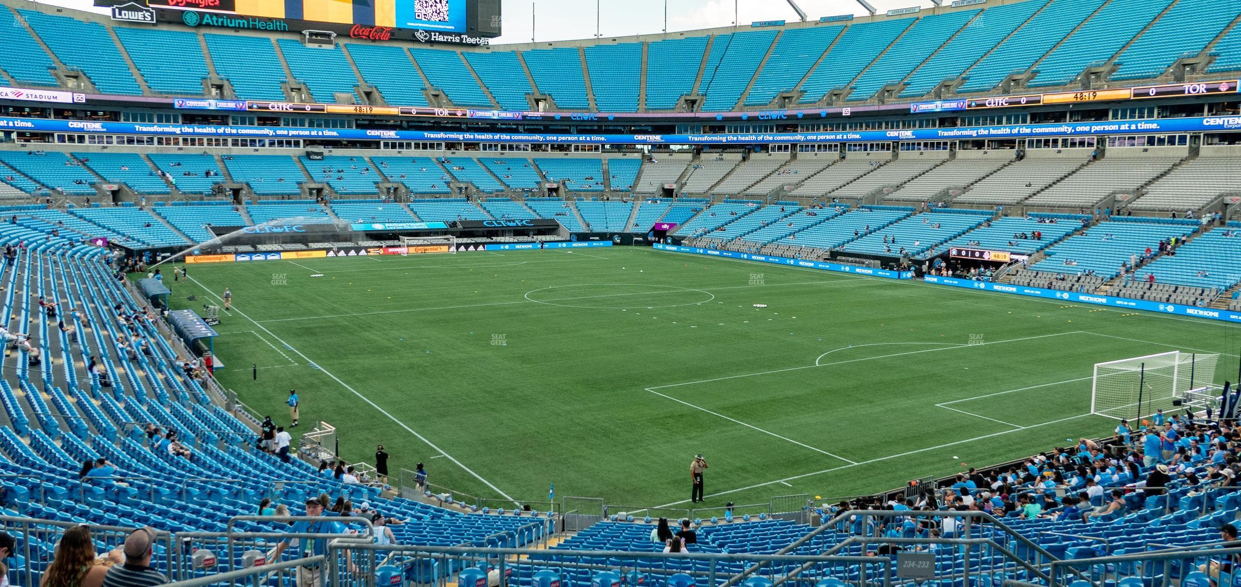 Bank of America Stadium - Section 234 Seat View