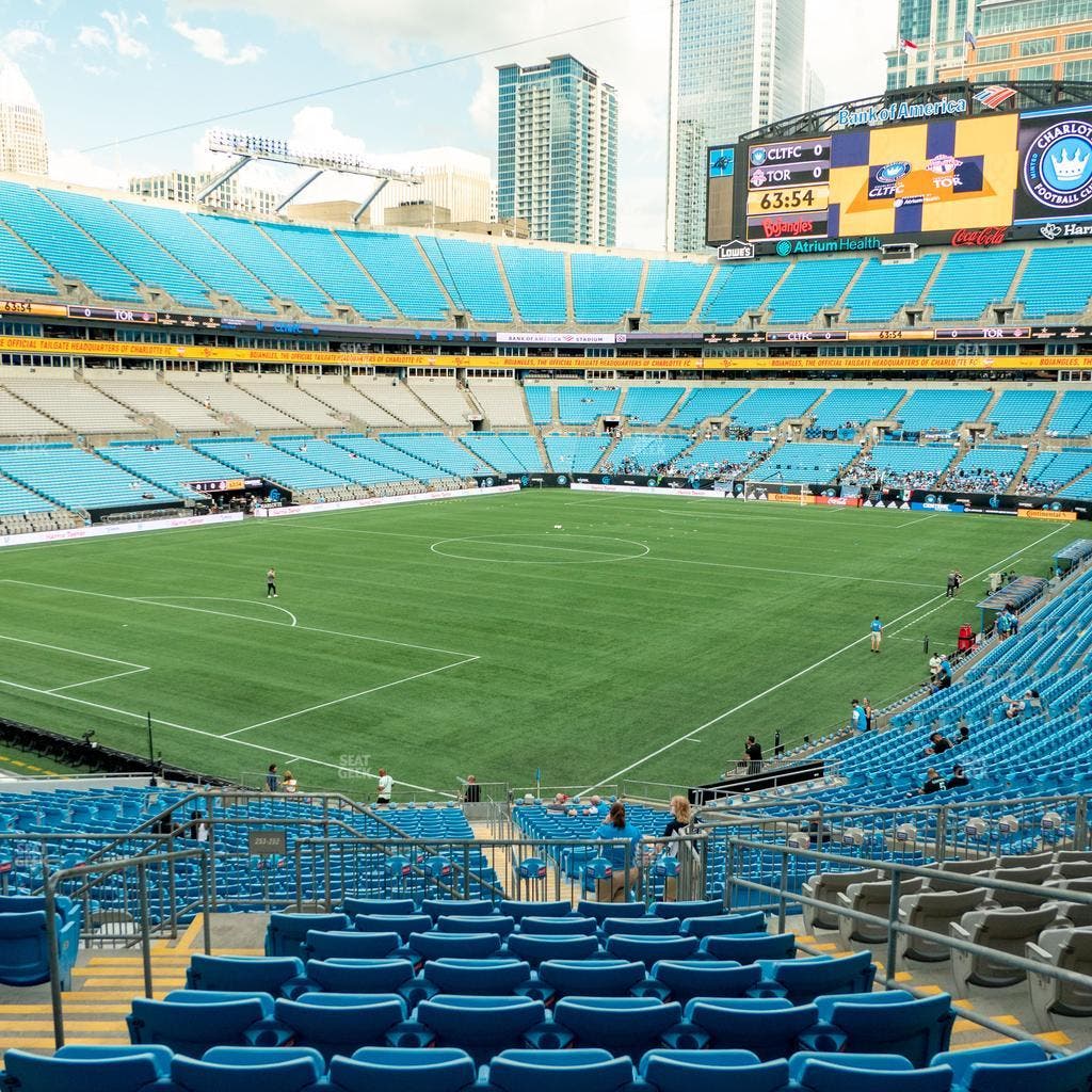 Bank of America Stadium - Section 252 Seat View