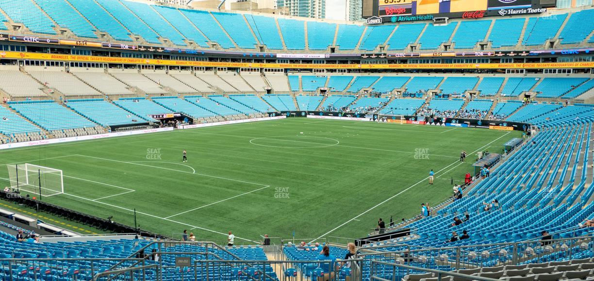 Bank of America Stadium - Section 252 Seat View