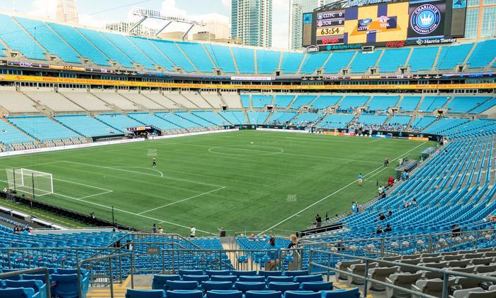 Bank of America Stadium - Section 252 Seat View