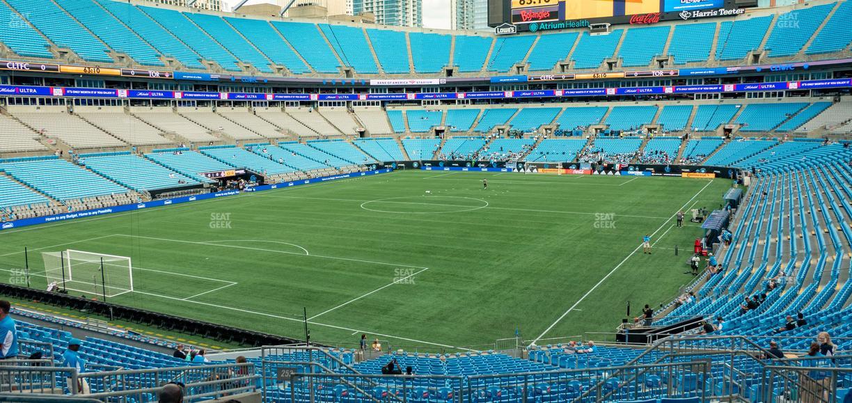 Bank of America Stadium - Section 253 Seat View
