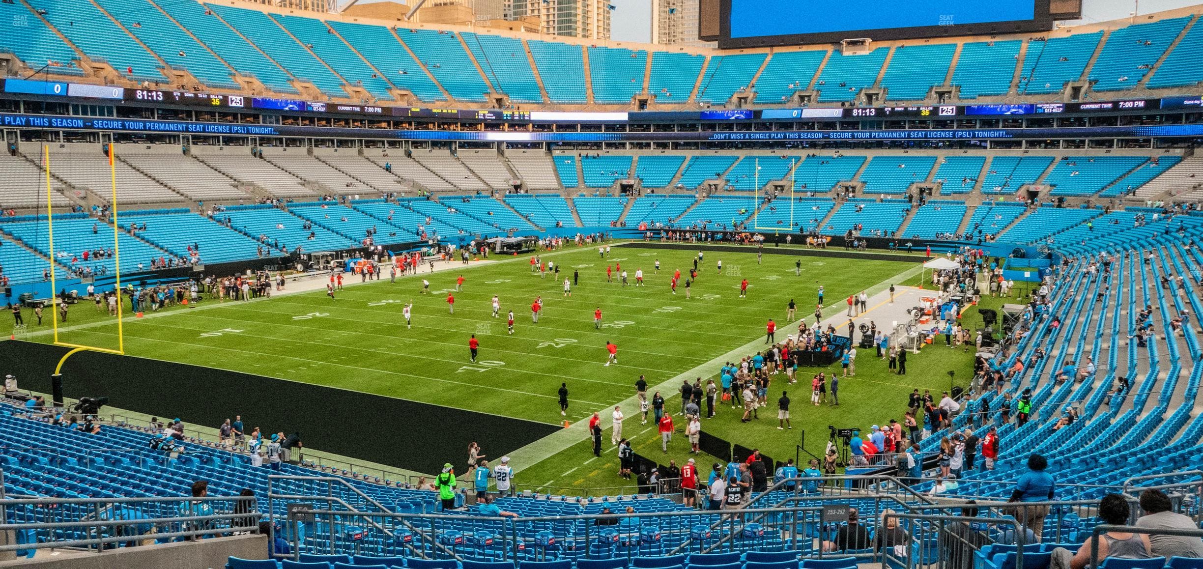Bank of America Stadium - Section 253 Seat View