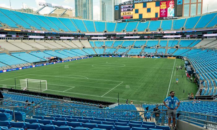 Bank of America Stadium - Section 254 Seat View