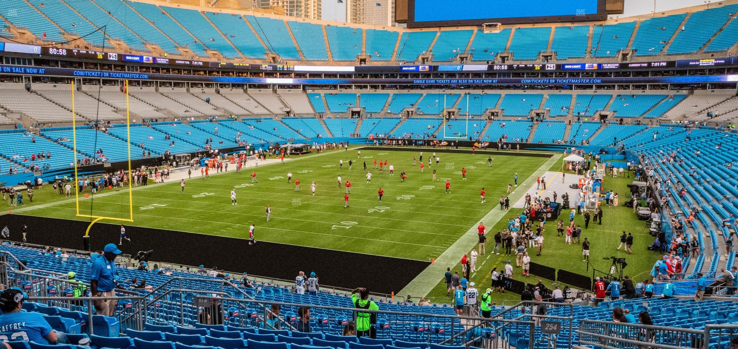 Bank of America Stadium - Section 254 Seat View