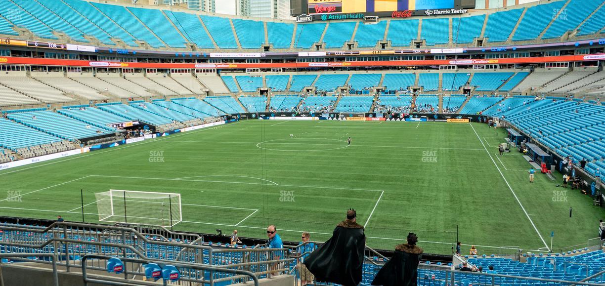 Bank of America Stadium - Section 255 Seat View