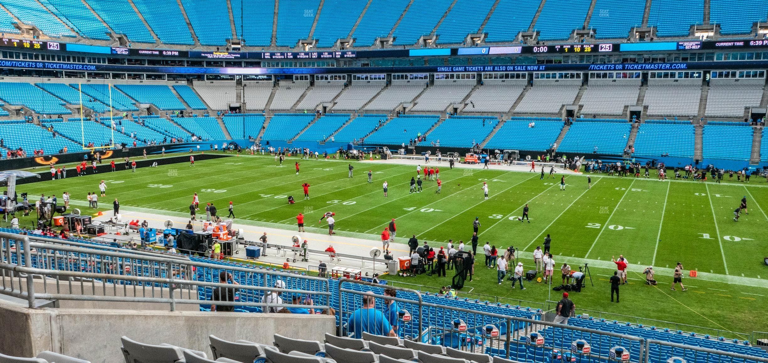 Bank of America Stadium - Section 313 Seat View