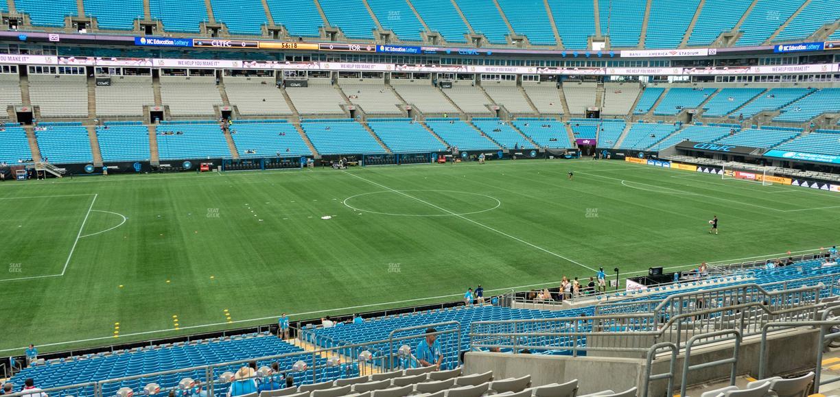 Bank of America Stadium - Section 318 Seat View