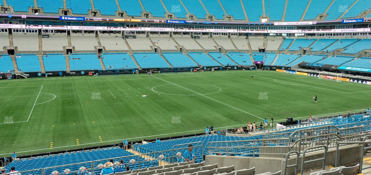 Bank of America Stadium - Section 318 Seat View
