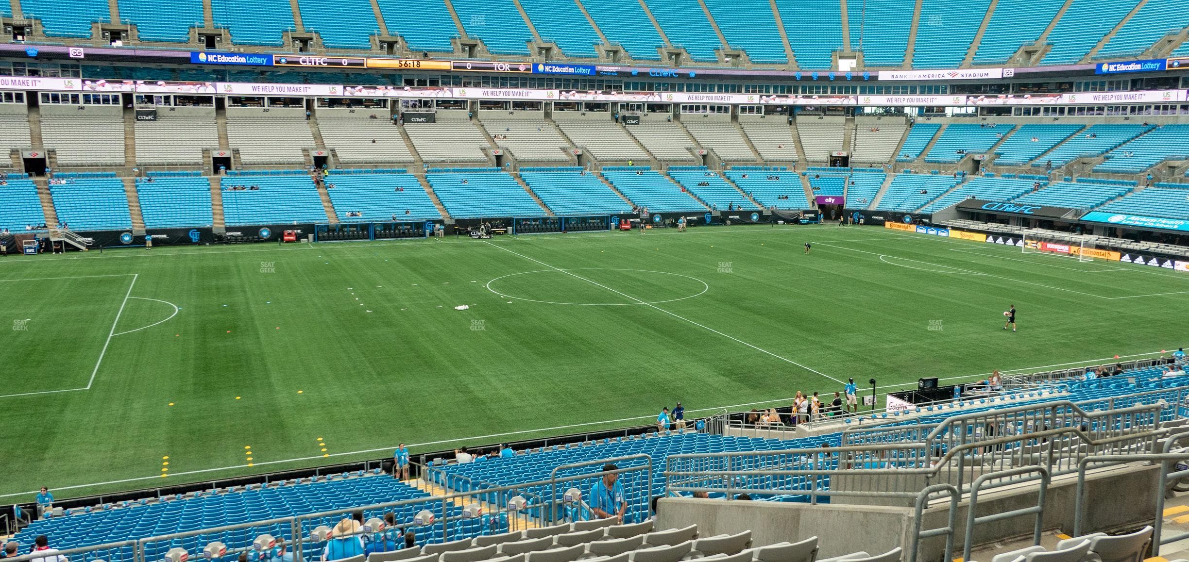 Bank of America Stadium - Section 318 Seat View