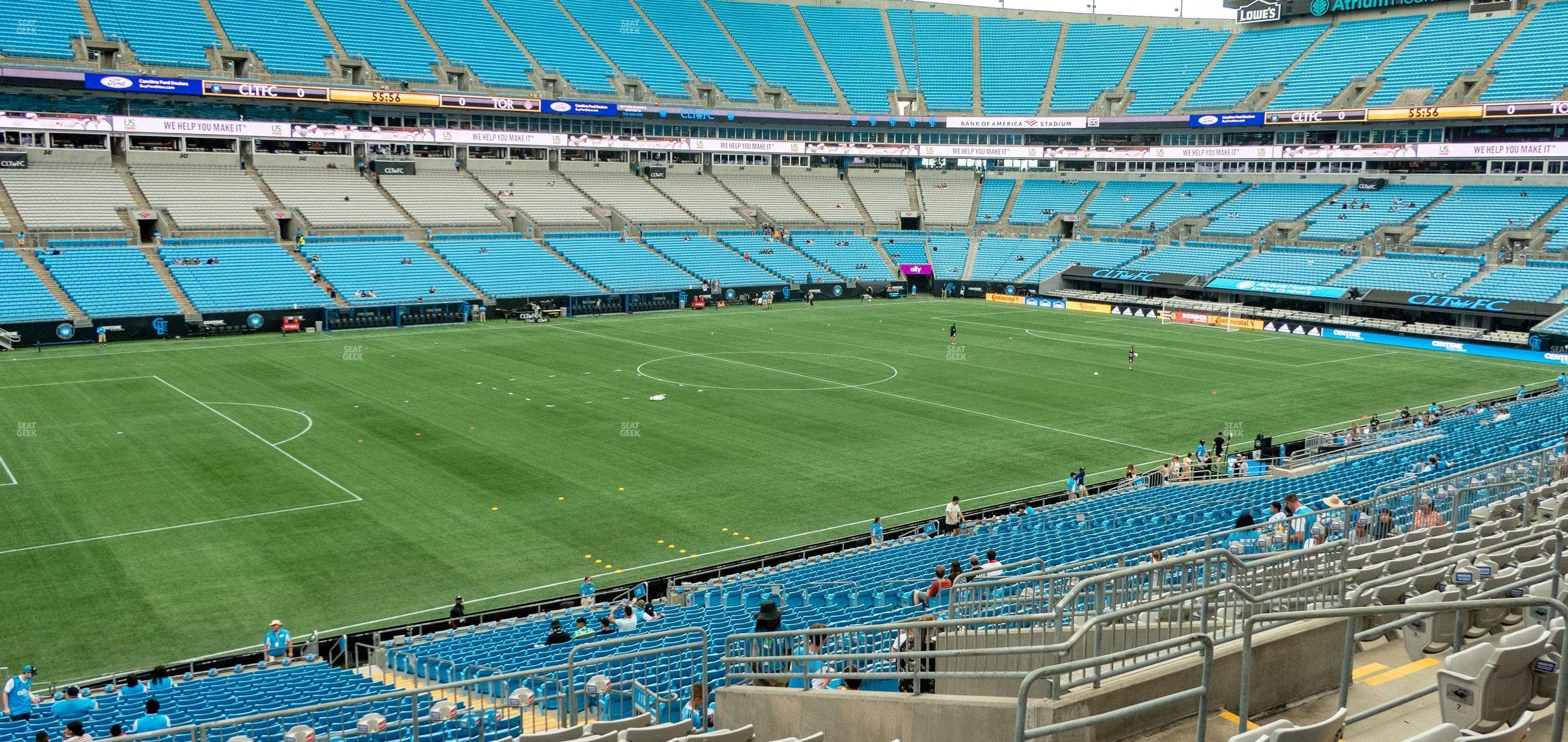 Bank of America Stadium - Section 320 Seat View