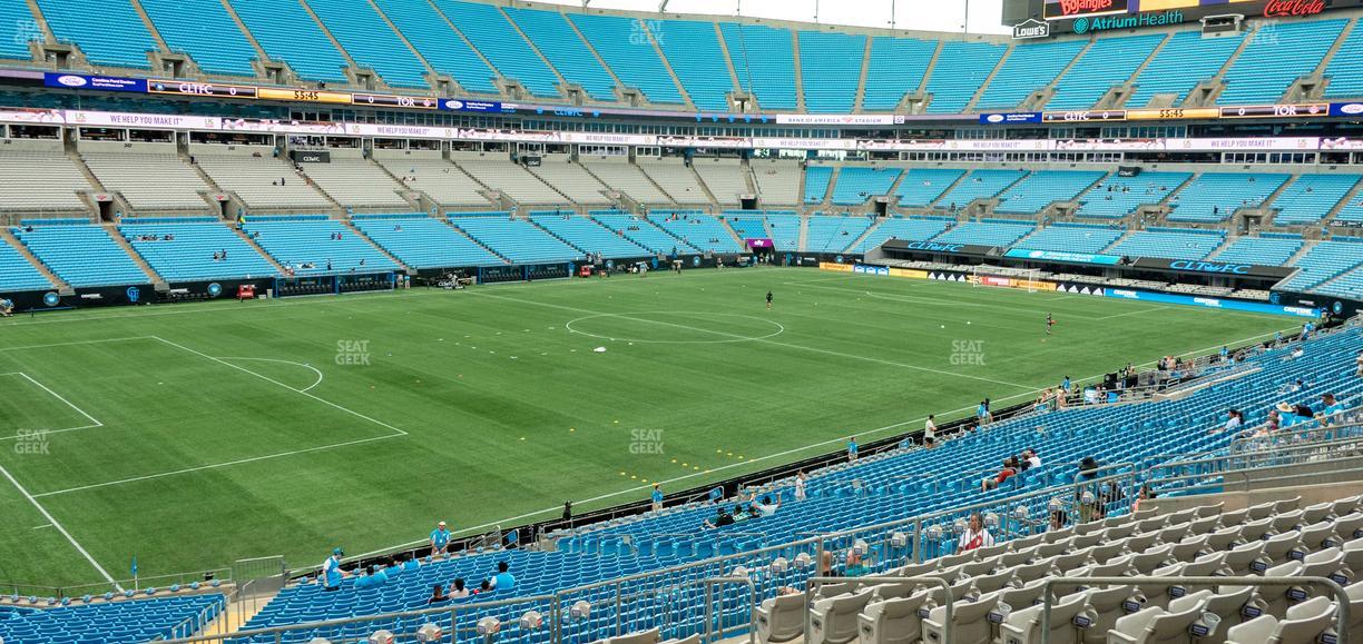 Bank of America Stadium - Section 321 Seat View
