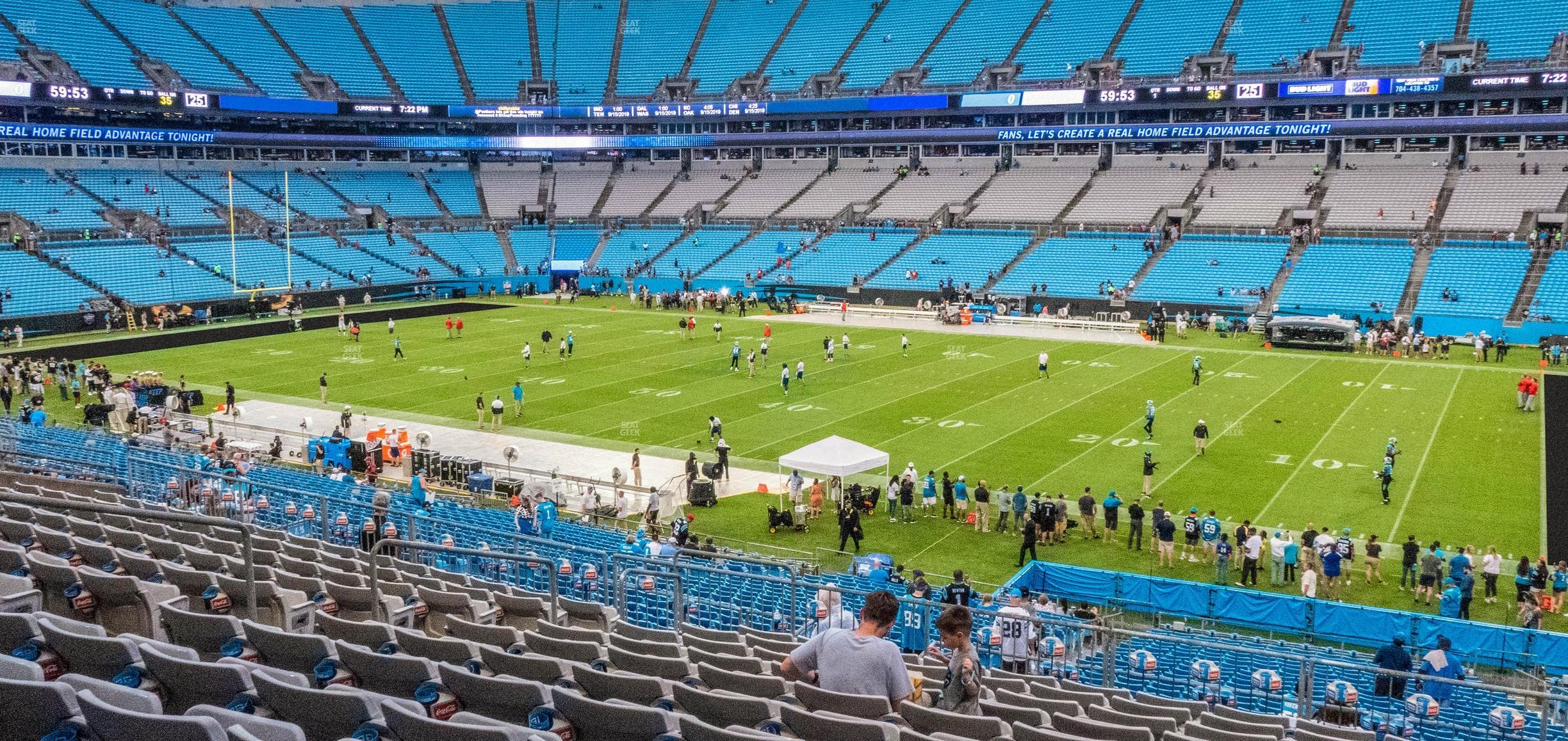 Bank of America Stadium - Section 340 Seat View