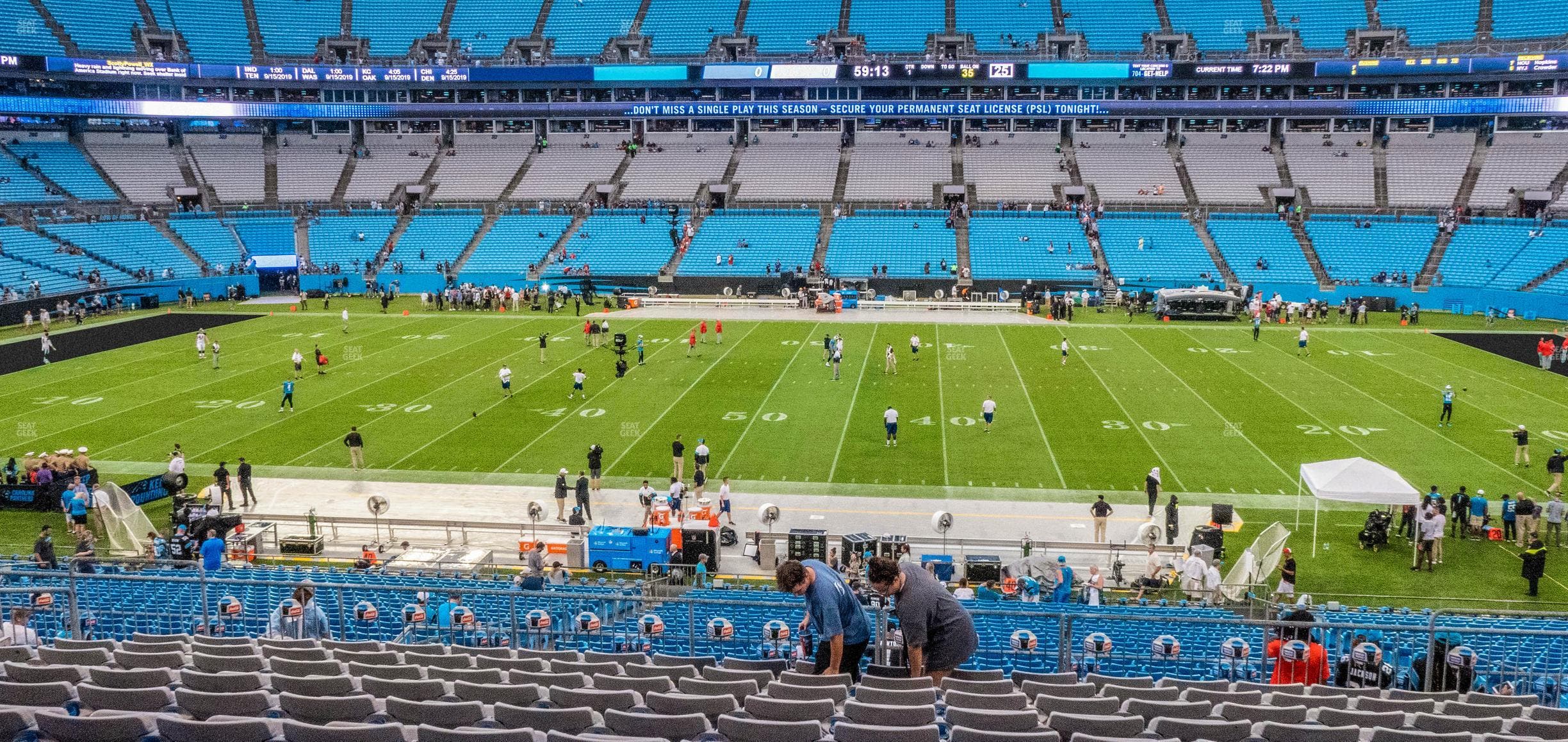 Bank of America Stadium - Section 343 Seat View