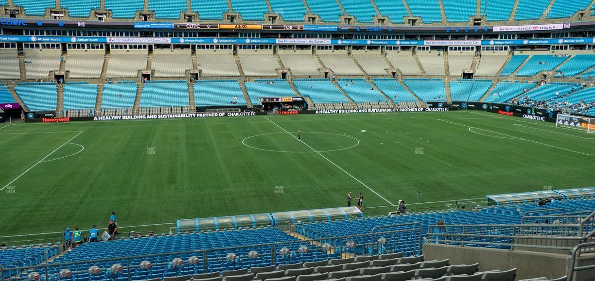 Bank of America Stadium - Section 345 Seat View