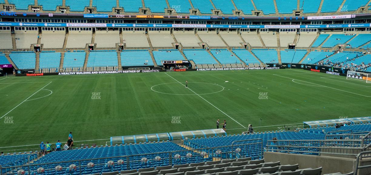 Bank of America Stadium - Section 345 Seat View