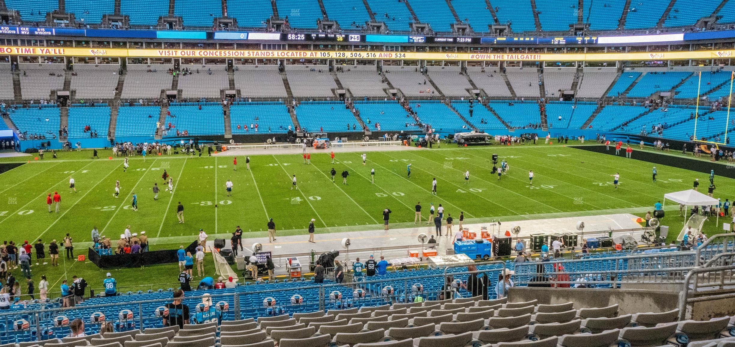 Bank of America Stadium - Section 345 Seat View