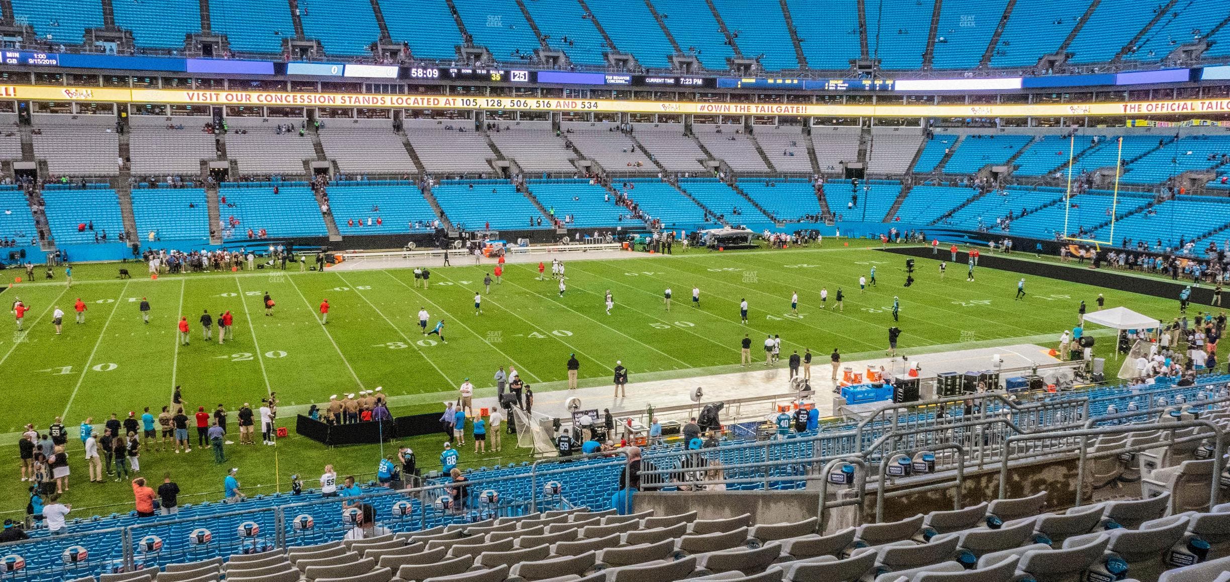 Bank of America Stadium - Section 346 Seat View