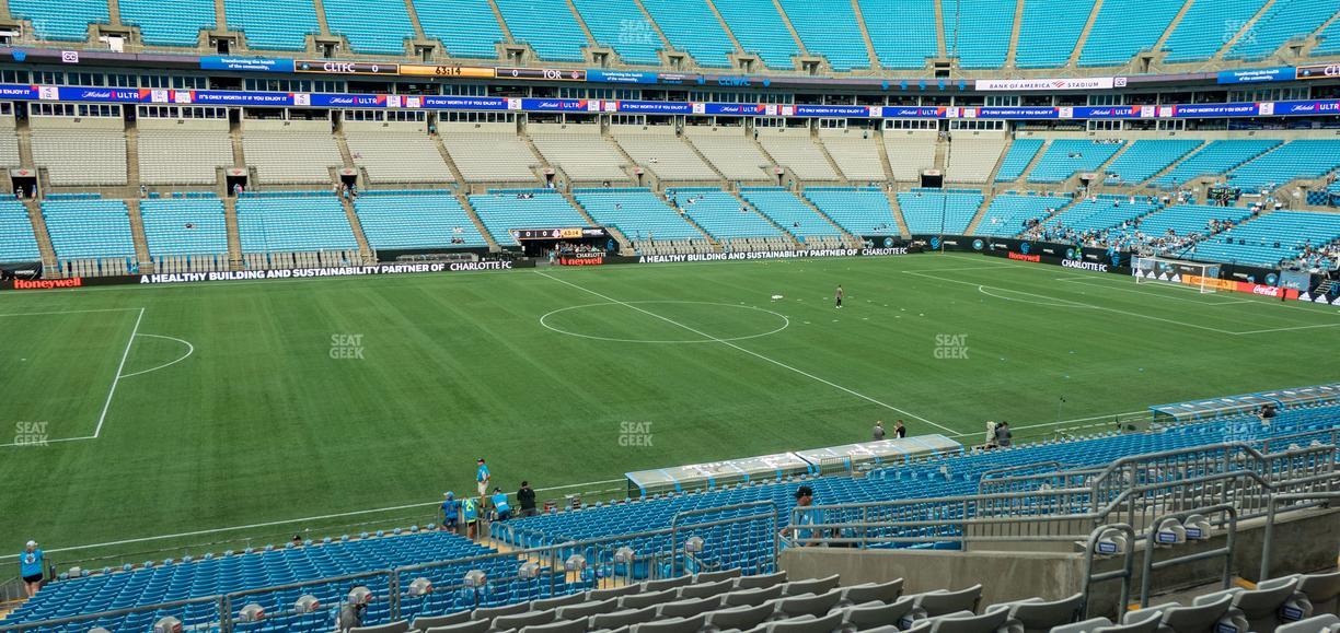 Bank of America Stadium - Section 346 Seat View