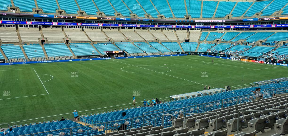 Bank of America Stadium - Section 347 Seat View