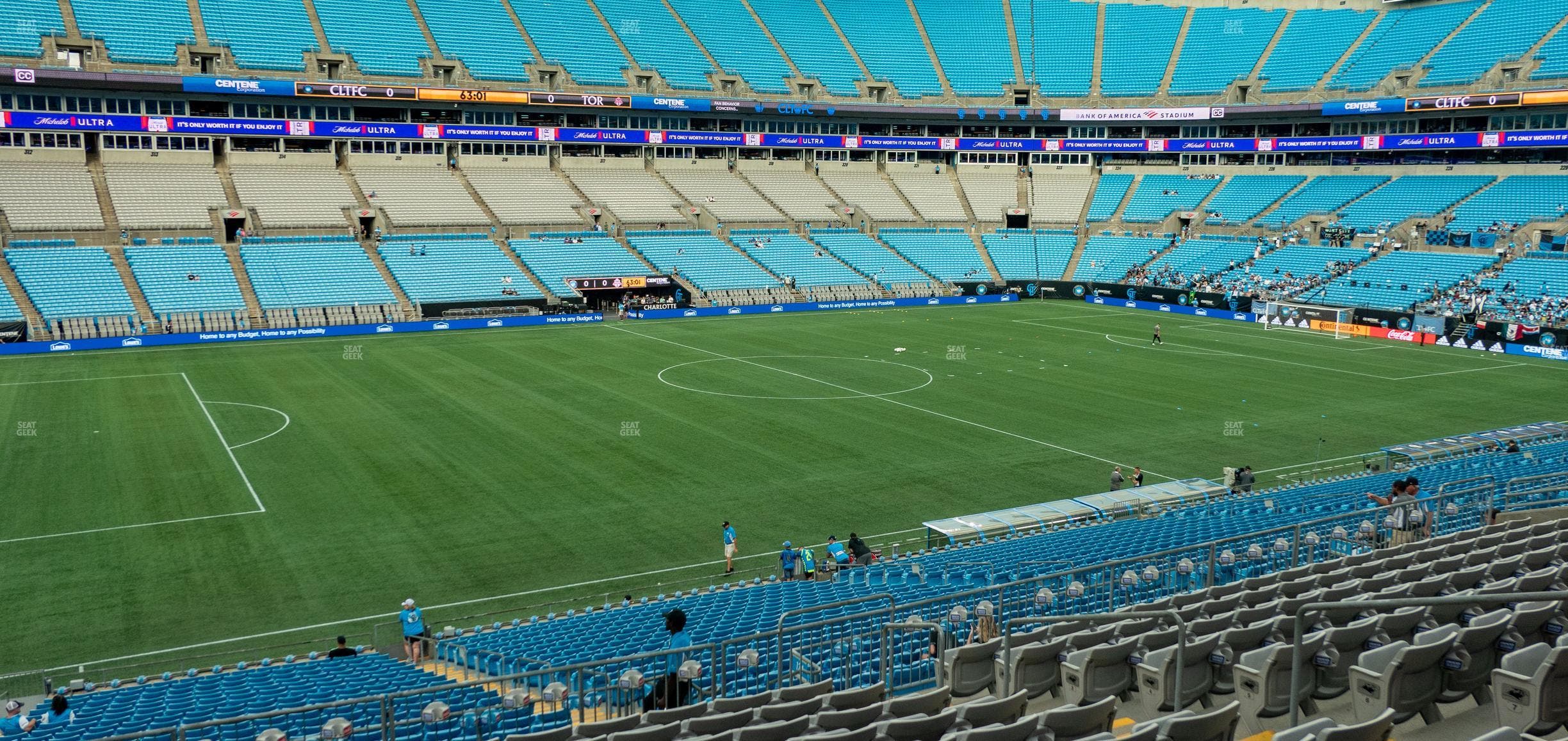 Bank of America Stadium - Section 347 Seat View