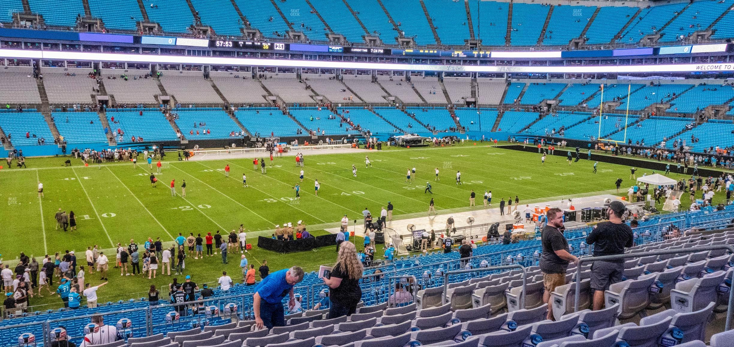 Bank of America Stadium - Section 347 Seat View