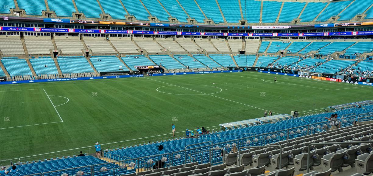 Bank of America Stadium - Section 347 Seat View