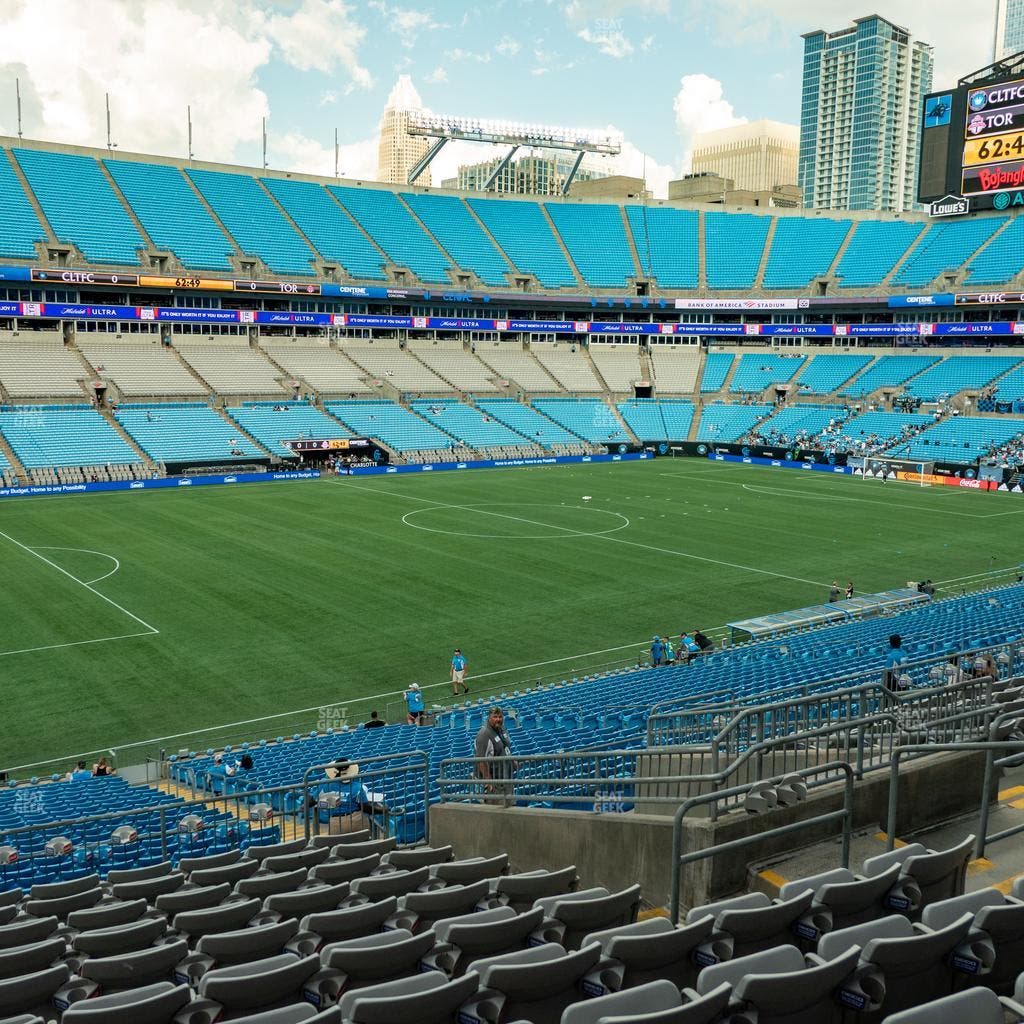 Bank of America Stadium - Section 348 Seat View