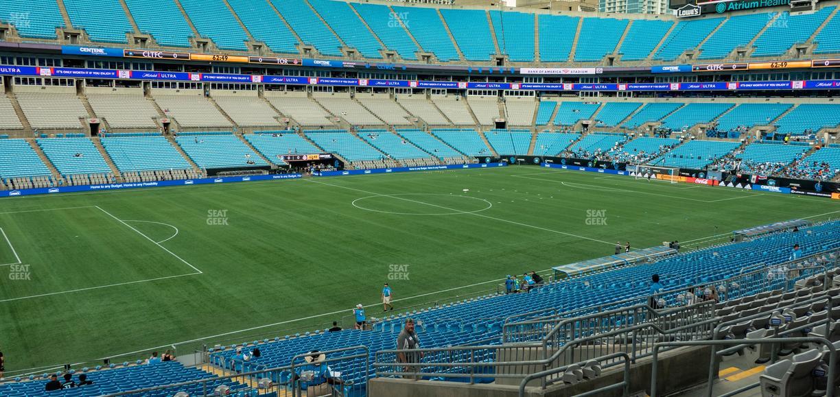 Bank of America Stadium - Section 348 Seat View